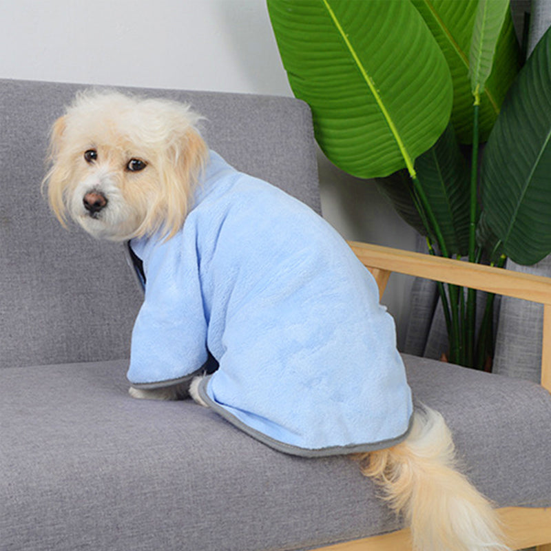 Dog Bathrobe Super Absorbent Quick-Drying Microfiber Towel - Detail Angle 6 | Majestic Pet Kingdom