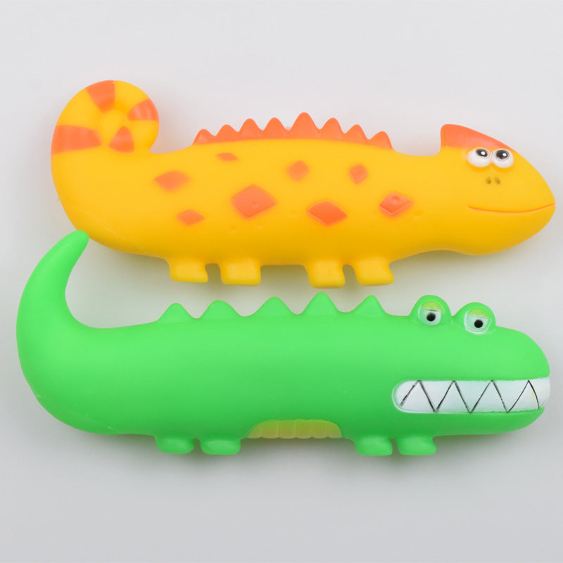 Little Lizard Molar Teeth Vinyl Vocal Pet Toy