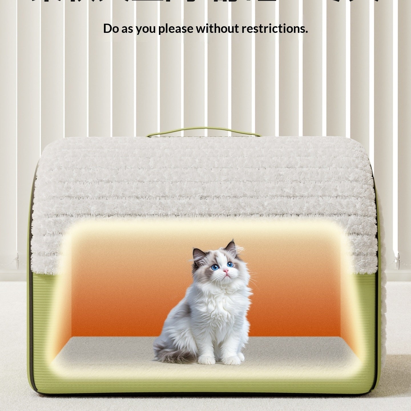 Winter-thickened Four-season Universal Enclosed Cat Bed - Majestic Pet Kingdom
