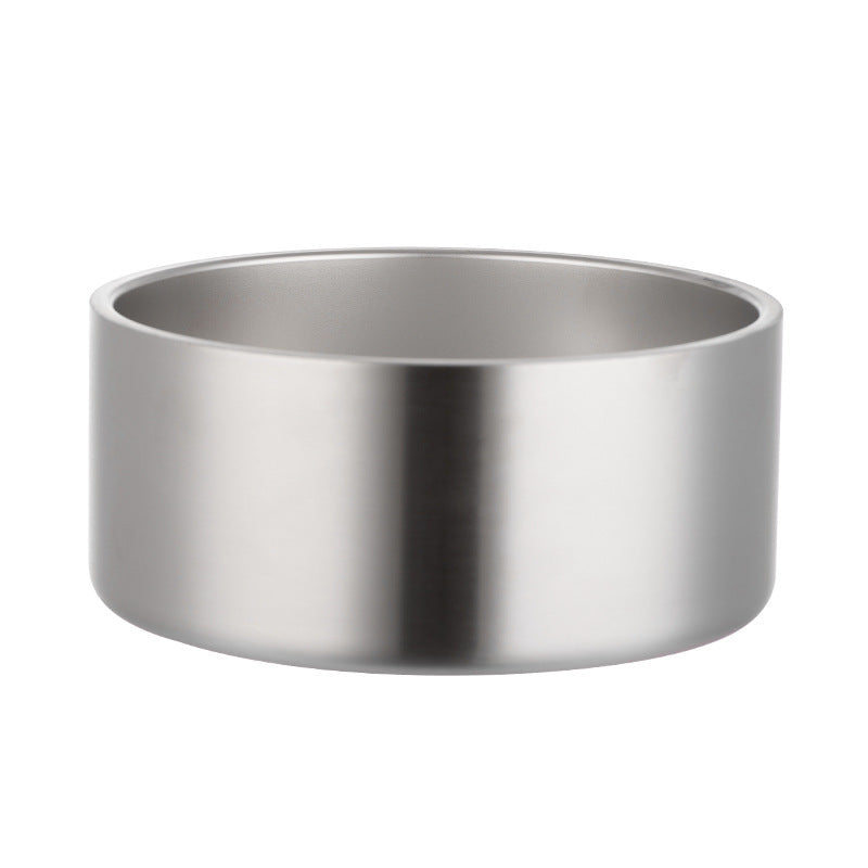 Stainless Steel Dog Bowl Inside And Outside 304 With Silica Gel Pad - Majestic Pet Kingdom