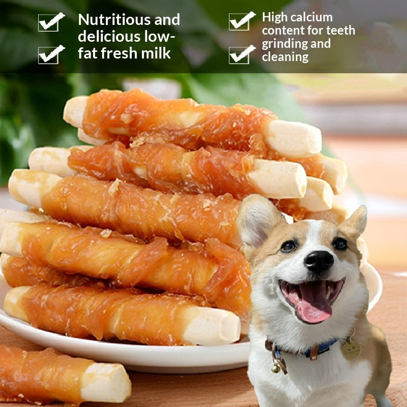 Dog Treats Chicken-flavored Milk Sticks Calcium Chews And Grinding Bones - Majestic Pet Kingdom