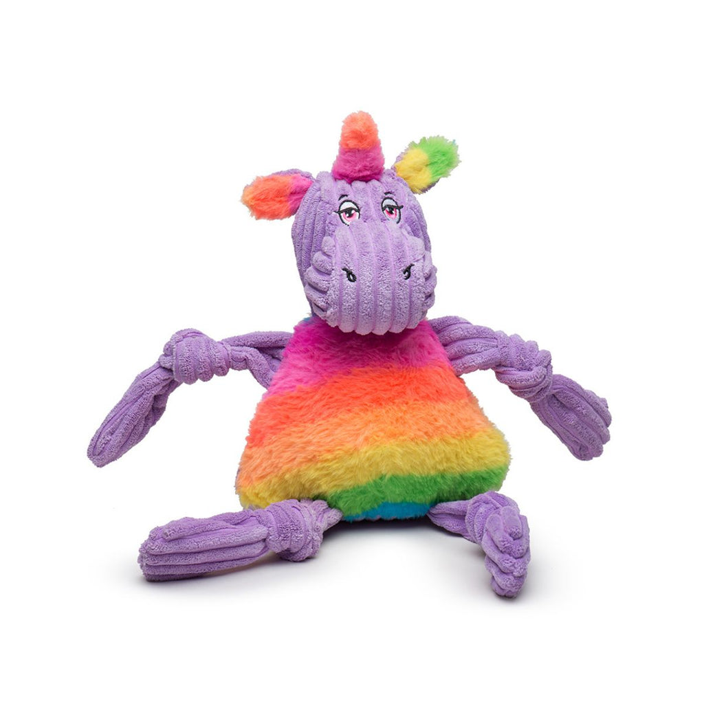 Rainbow Unicorn Knottie® Plush Dog Toy | The Finest Market