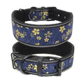 Adjustable Reflective Nylon Dog Collar with Safety Buckle