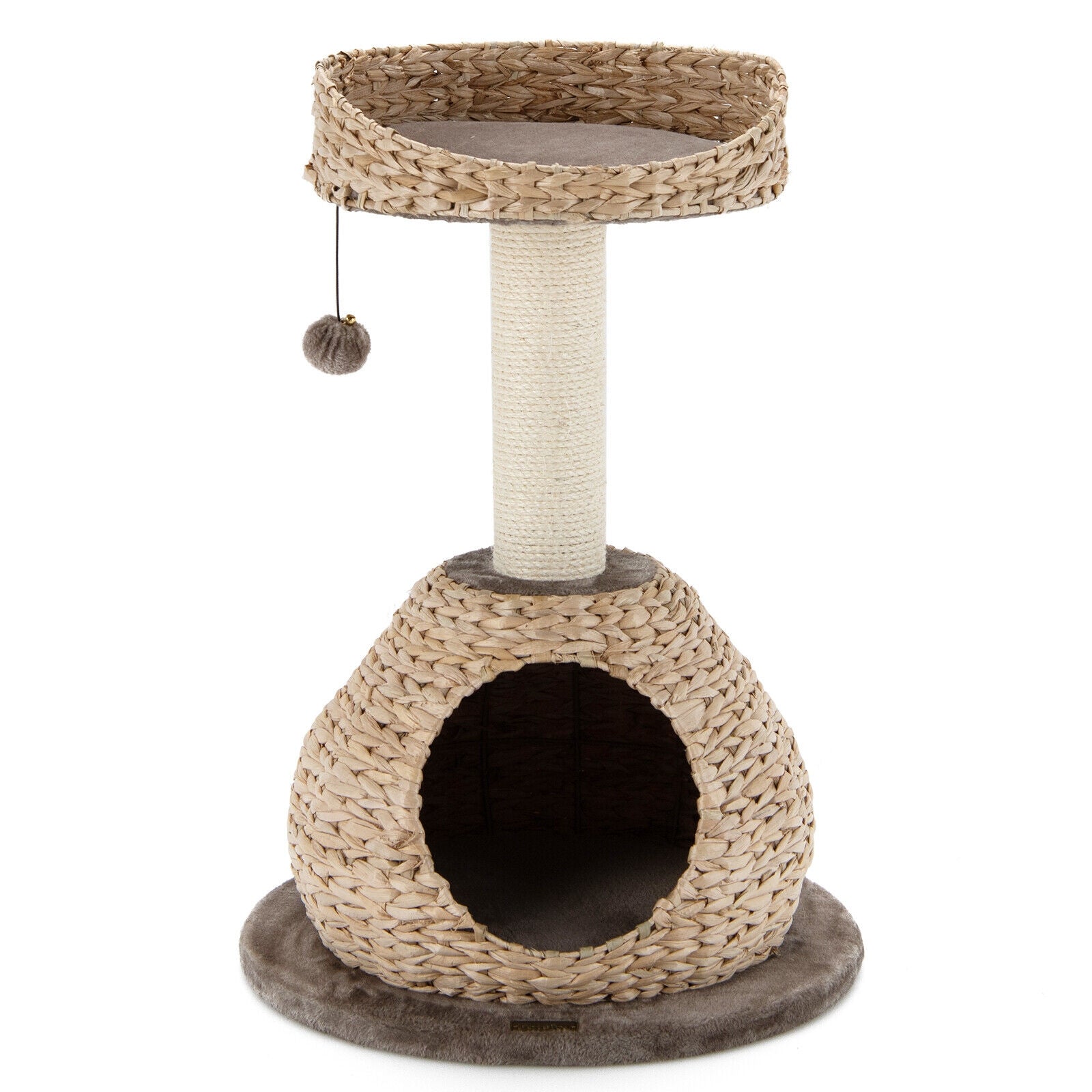 28 Inches Hand-Made Cat Tree Tower with Jump Platform - Majestic Pet Kingdom