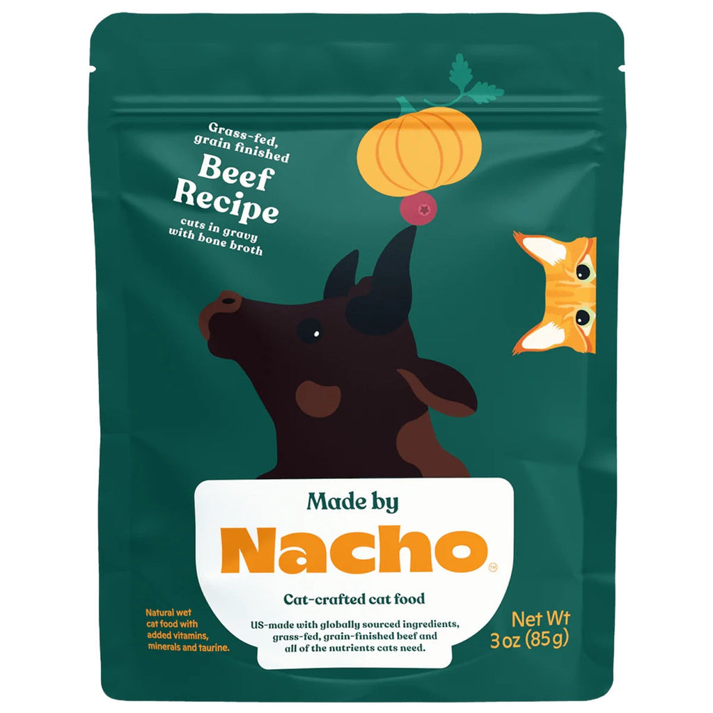 Made By Nacho Beef In Gravy Cuts Cat Food (3oz) - Majestic Pet Kingdom
