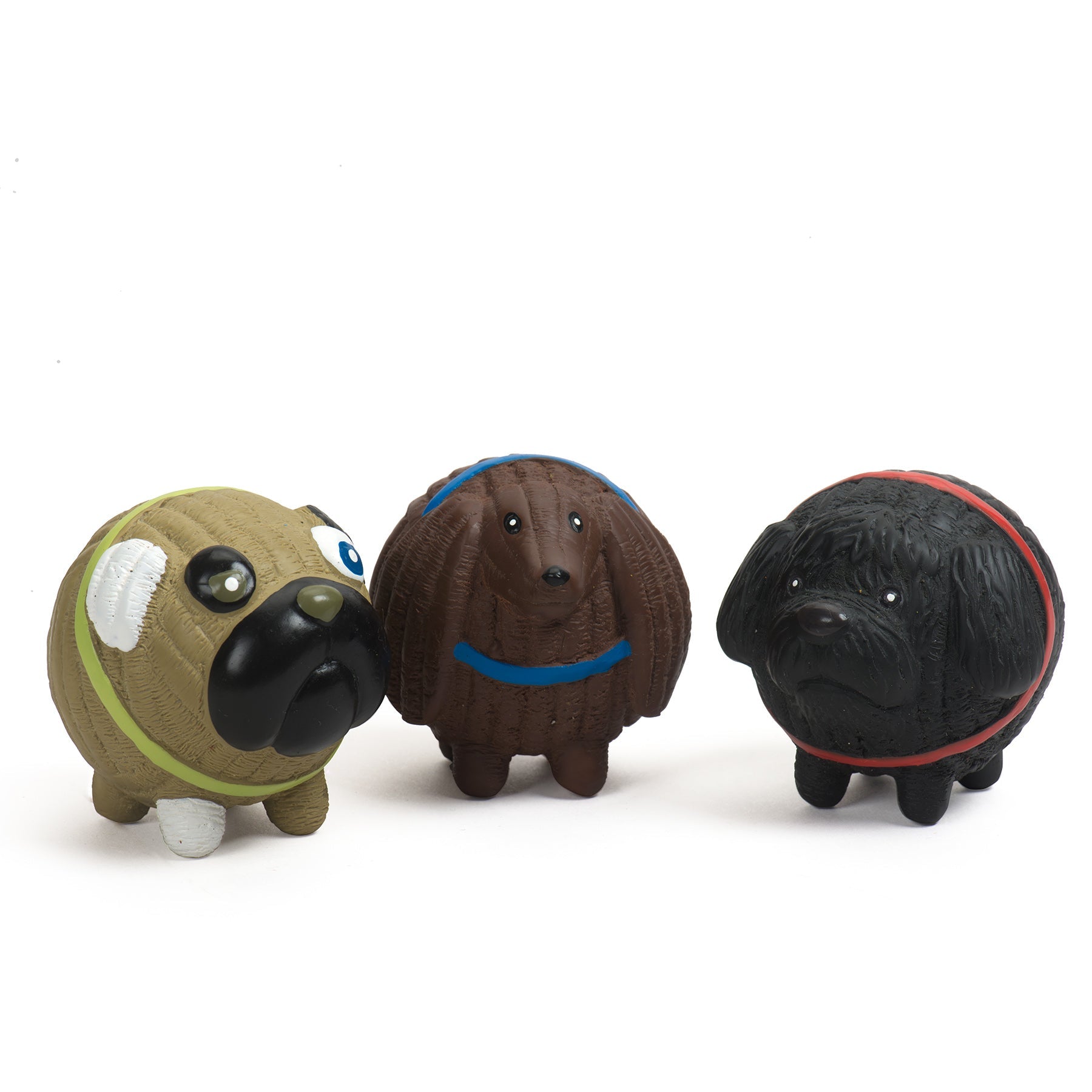 Assorted Ruff-Tex® HuggleMutt™ Latex Balls Dog Toys, 3 Best