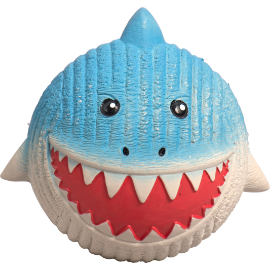 Finn the Shark Ruff-Tex® Latex Ball Dog Toy, Large - Premium