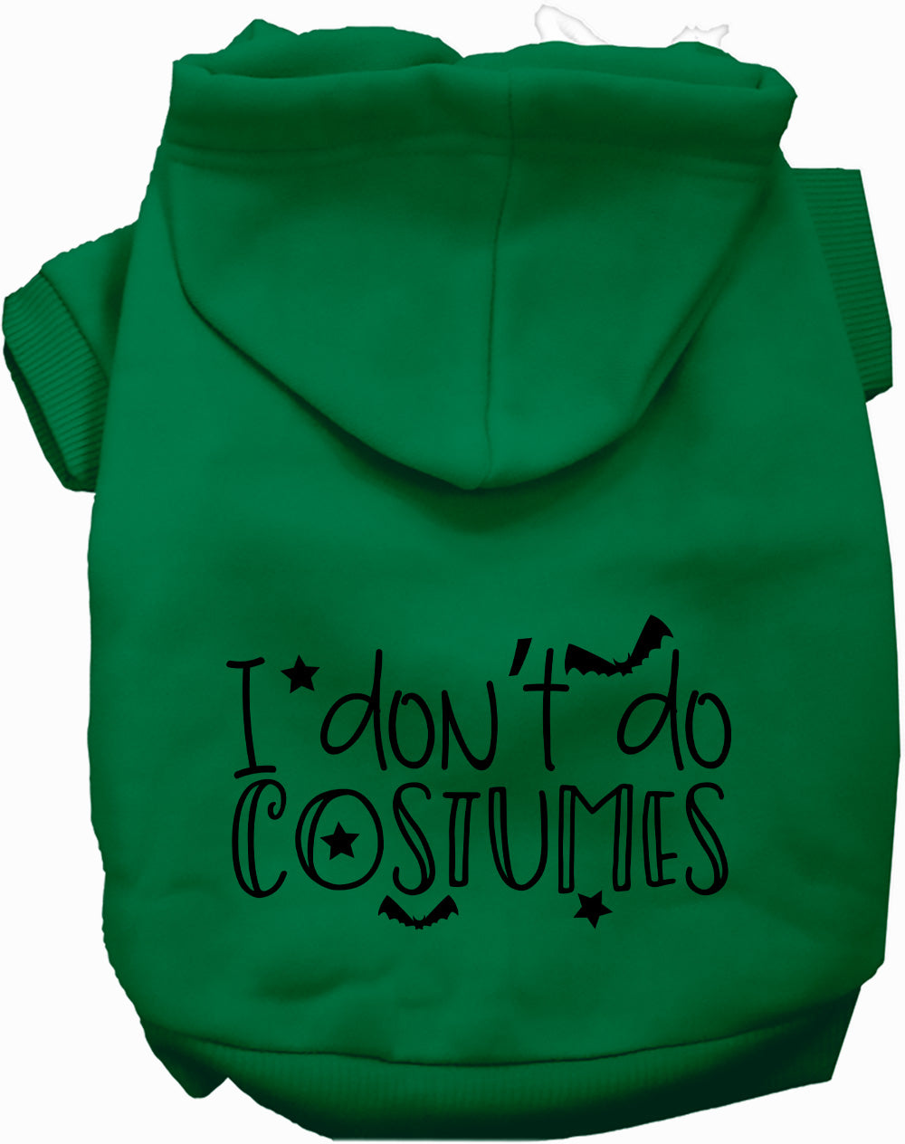 Dog Hoodie I Dont Do Costumes Funny Anti-Halloween