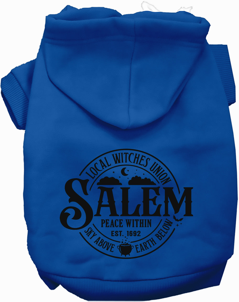 Salem Witches Union Spooky Halloween Pet Costume Hoodie