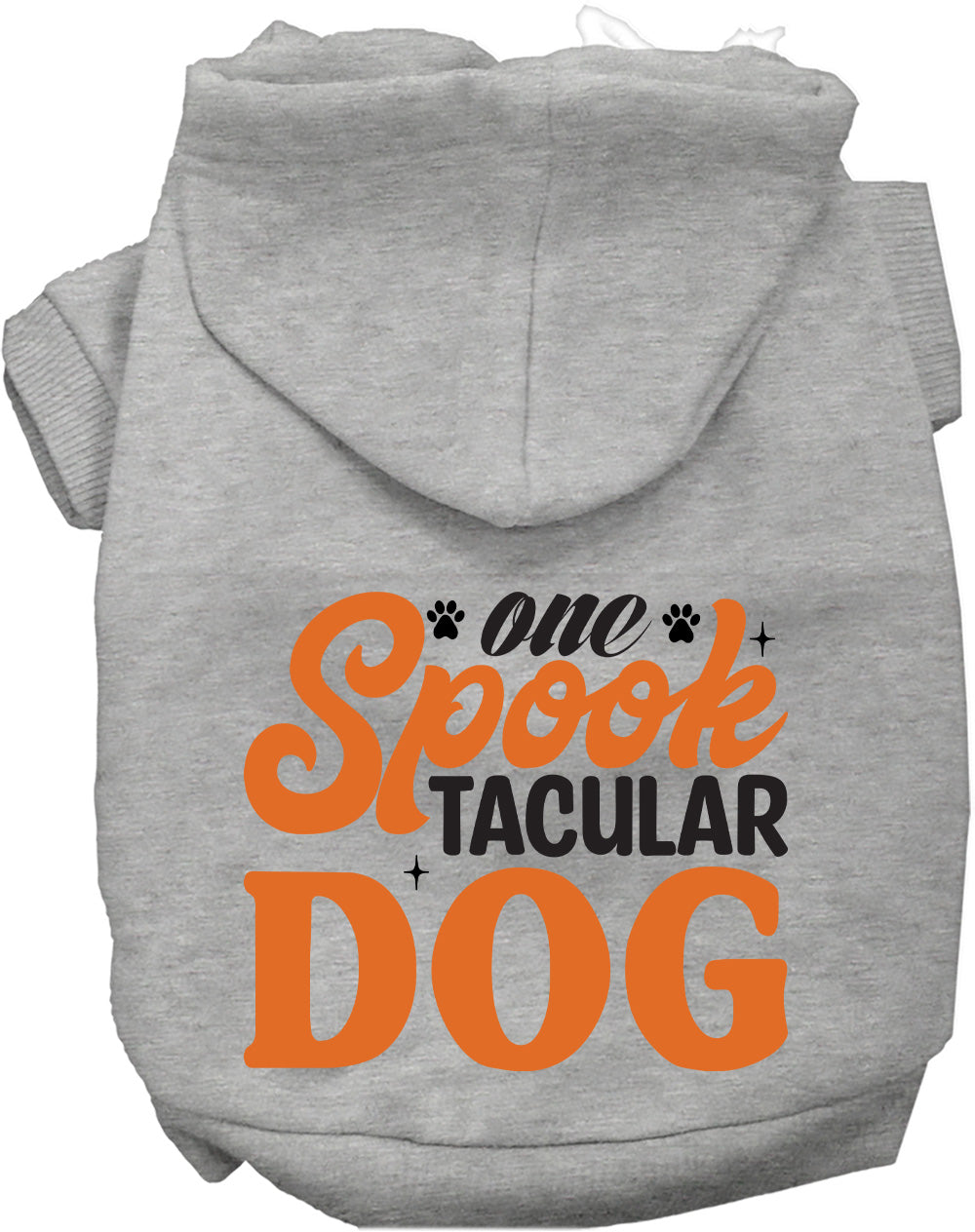 Dog Hoodie One Spooktacular Dog Spooky Halloween Costume Coat - Detail Angle 2 | Majestic Pet Kingdom