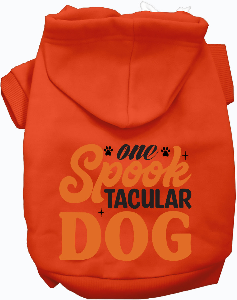 Dog Hoodie One Spooktacular Dog Spooky Halloween Costume Coat - Detail Angle 5 | Majestic Pet Kingdom