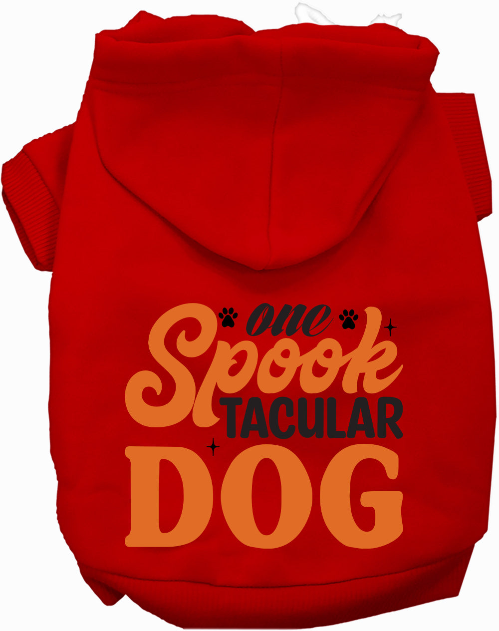 Dog Hoodie One Spooktacular Dog Spooky Halloween Costume Coat - Detail Angle 4 | Majestic Pet Kingdom
