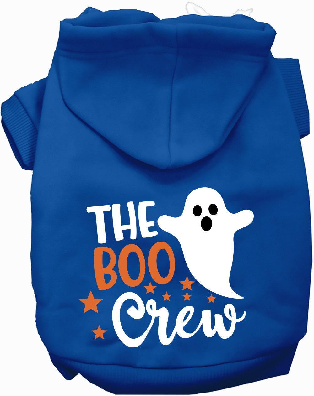Dog Hoodie The Boo Crew Cute Spooky Halloween Pet Costume Top - Detail Angle 4 | Majestic Pet Kingdom