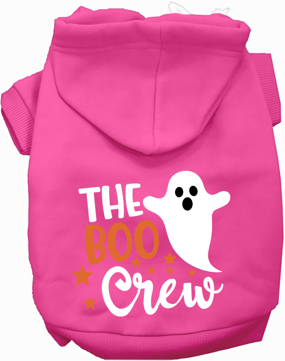 Dog Hoodie The Boo Crew Cute Spooky Halloween Pet Costume Top - Detail Angle 5 | Majestic Pet Kingdom