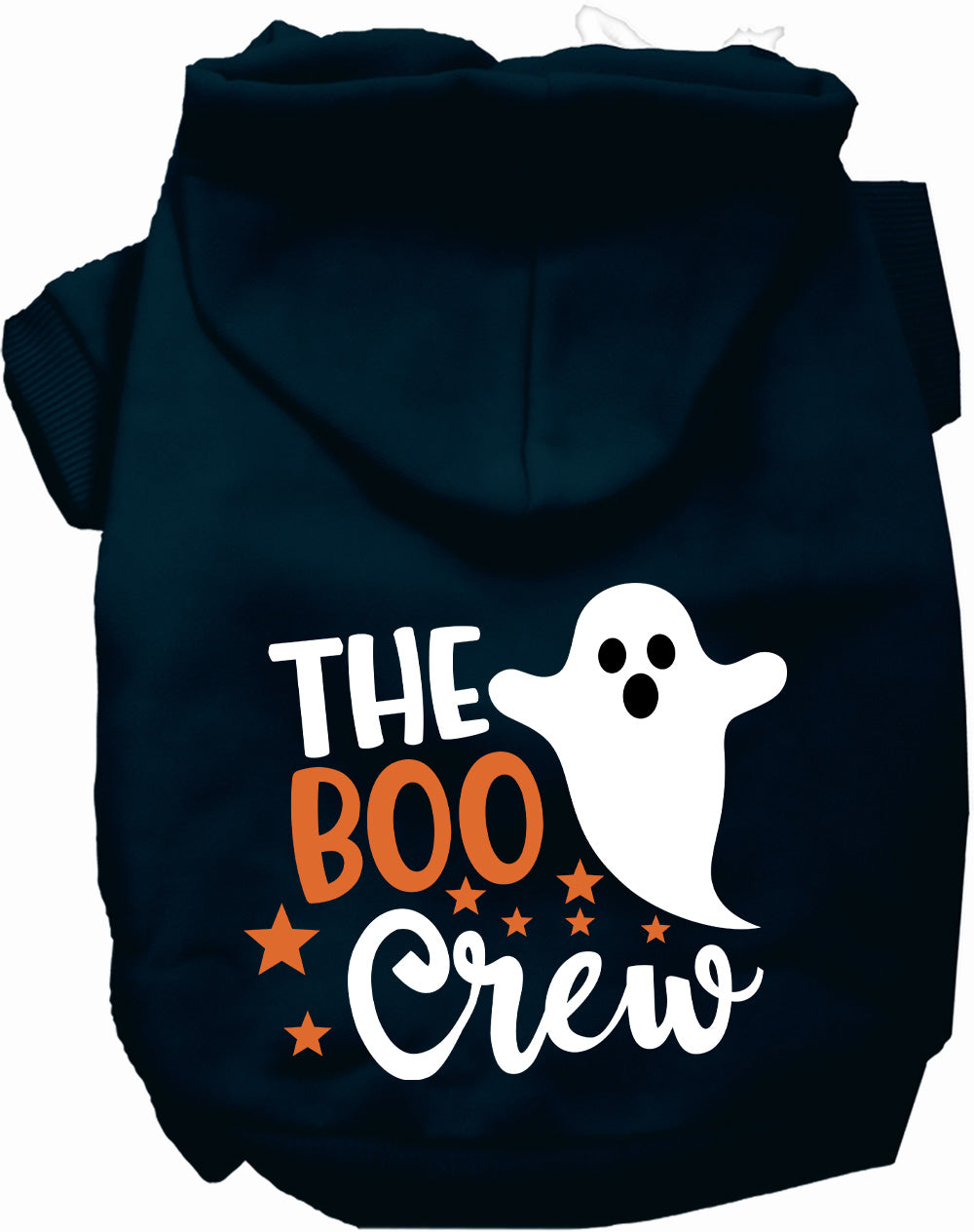Dog Hoodie The Boo Crew Cute Spooky Halloween Pet Costume Top - Main Feature View | Majestic Pet Kingdom