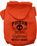 Poison Bottle Halloween Costume Pet Hoodie Sweater Coat