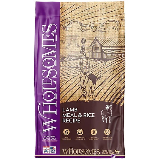 Wholesomes Dog Adult Lamb & Rice (40lb)