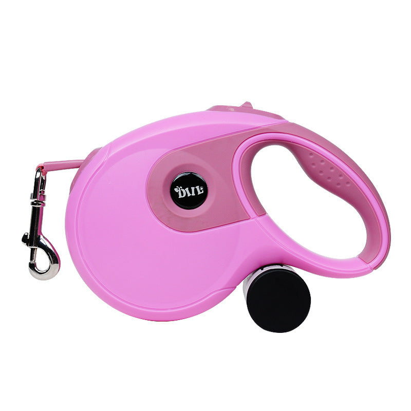 Dog Automatic Leashes Retractable One Button Break Lock Soft Hand Grip - Majestic Pet Kingdom