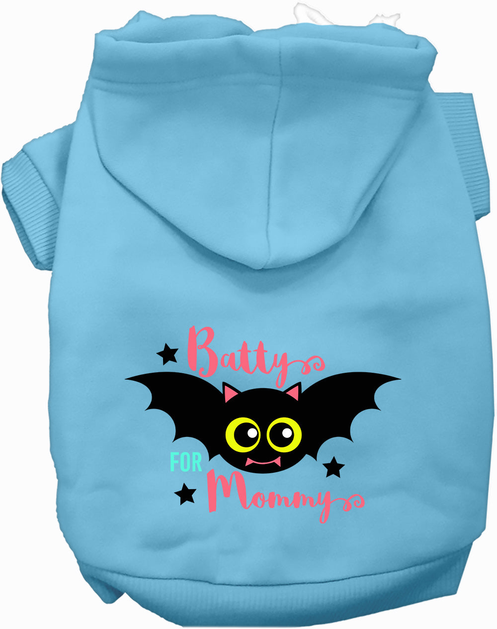 Dog Hoodie Batty for Mommy Cute Spooky Halloween Costume Top