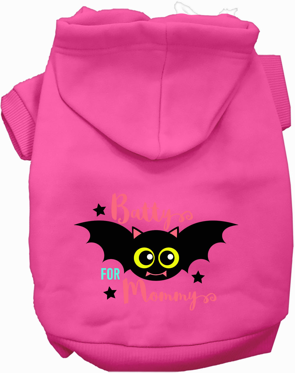 Dog Hoodie Batty for Mommy Cute Spooky Halloween Costume Top