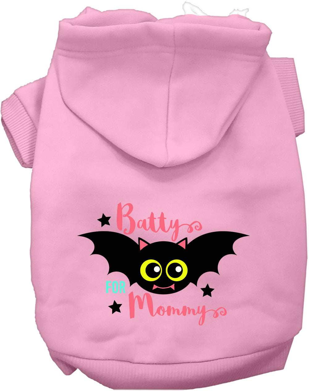 Dog Hoodie Batty for Mommy Cute Spooky Halloween Costume Top