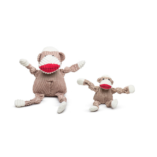 Stuey Sock Monkey Knottie®  Plush Dog Toy - Premium Best
