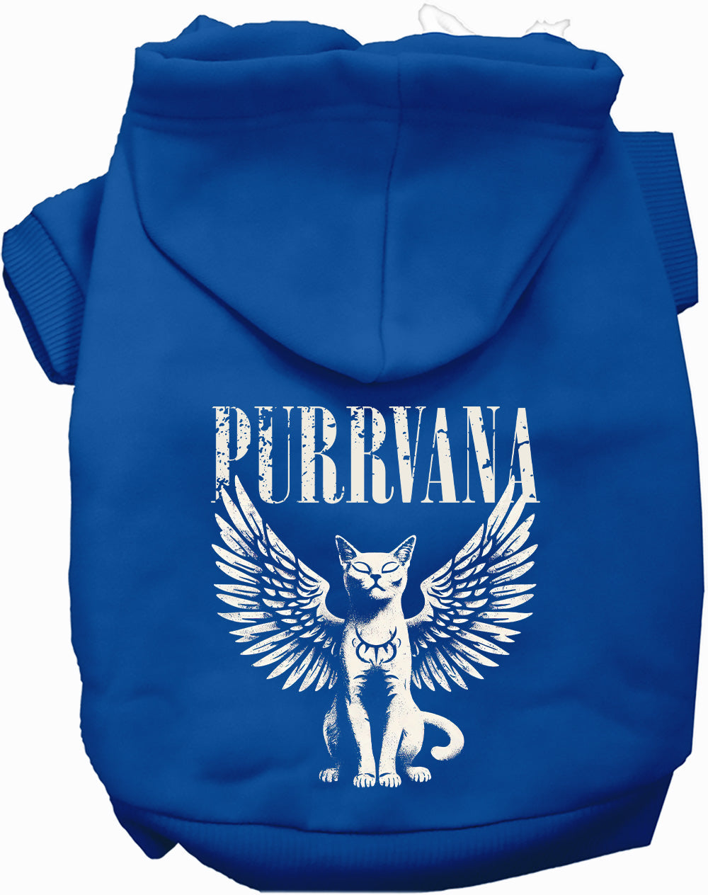 Dog Hoodie Purrvana Rock Band Music Parody Graphic Sweater