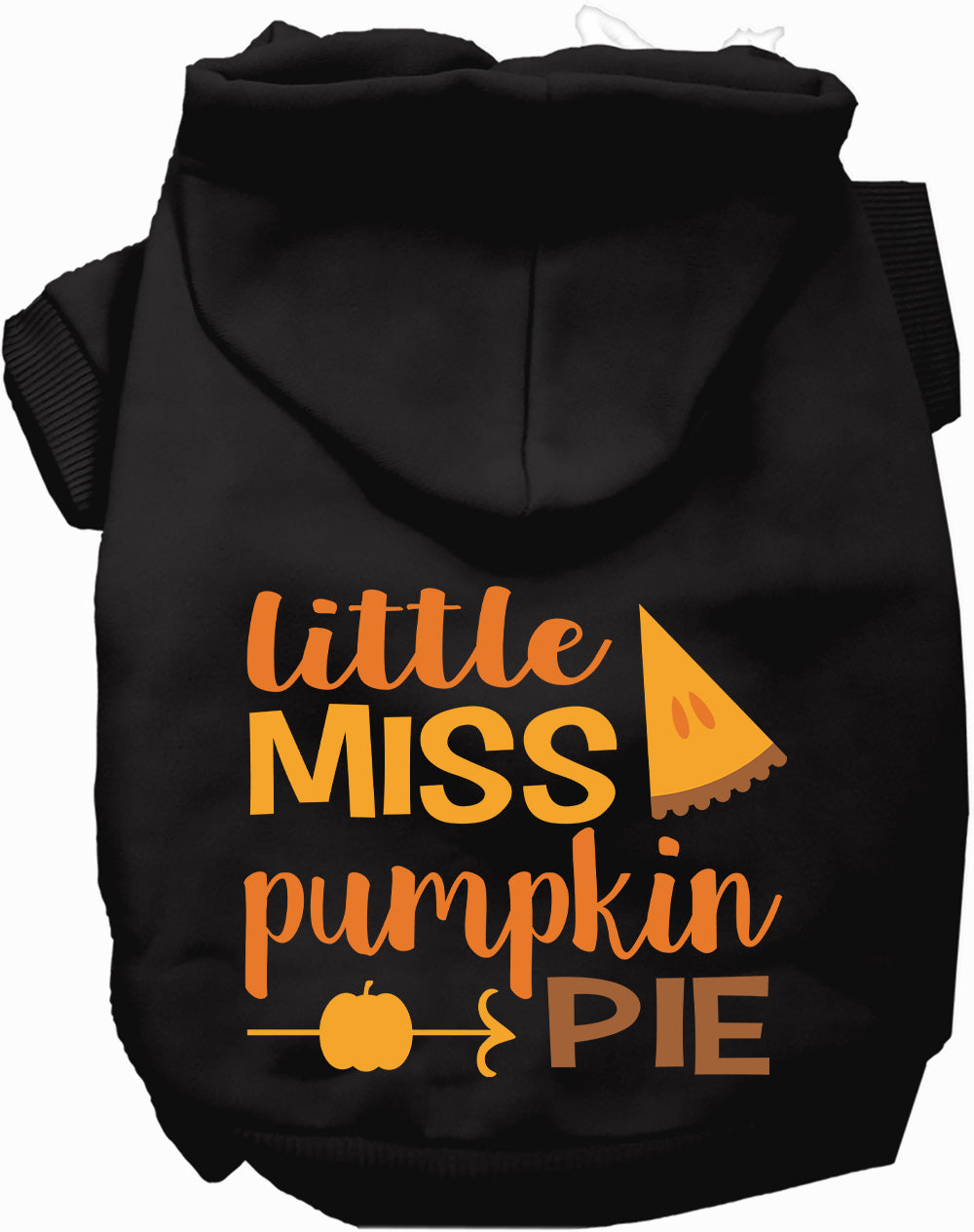 Little Miss Pumpkin Pie Thanksgiving Fall Pet Hoodie Sweater