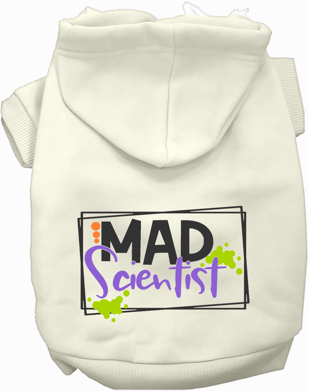 Mad Scientist Halloween Pet Costume Hoodie Coat