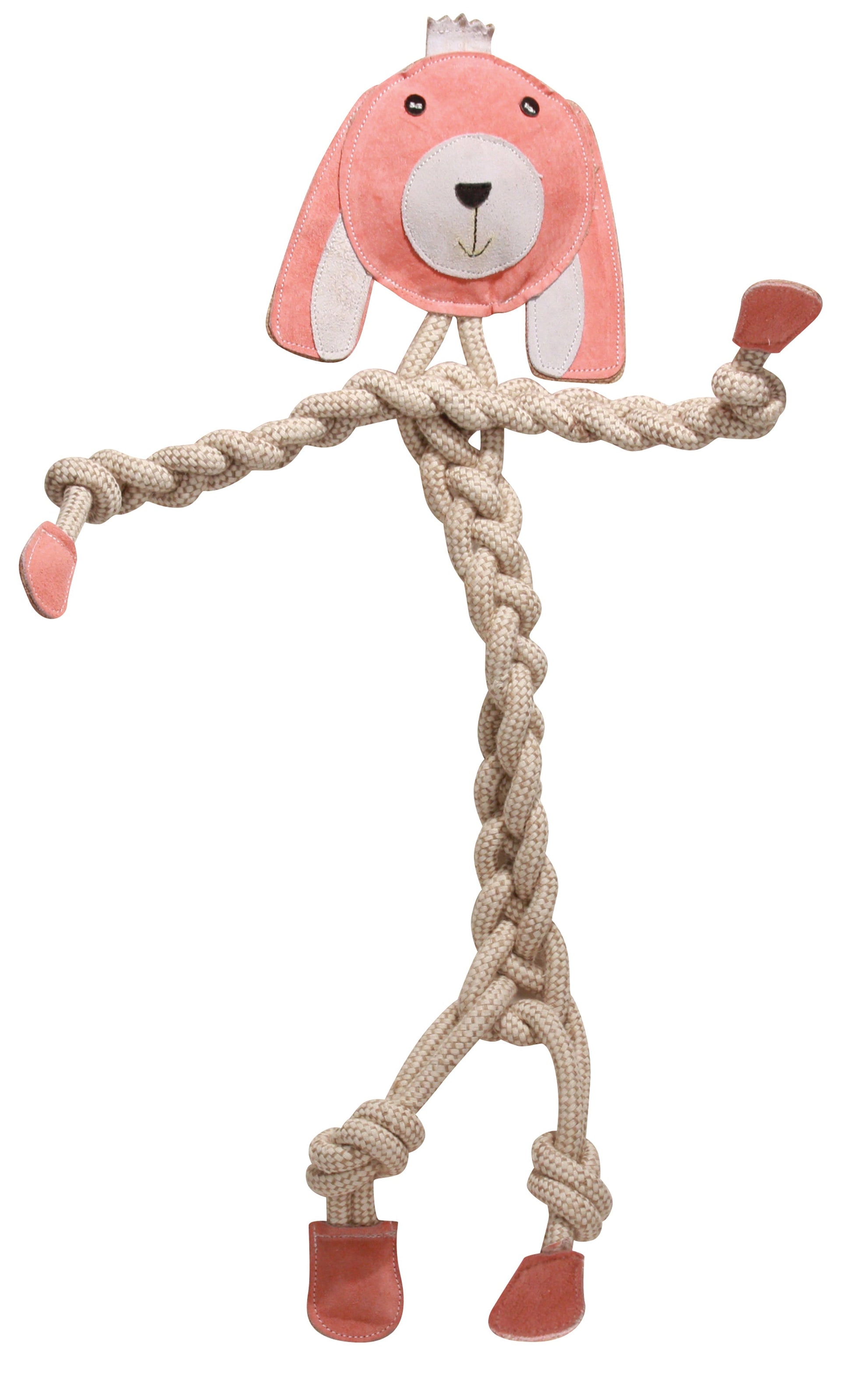 Dog Toys Knottie Natural Cotton Rope Tug Chew Toys 3-Pack XL - Detail Angle 3 | Majestic Pet Kingdom