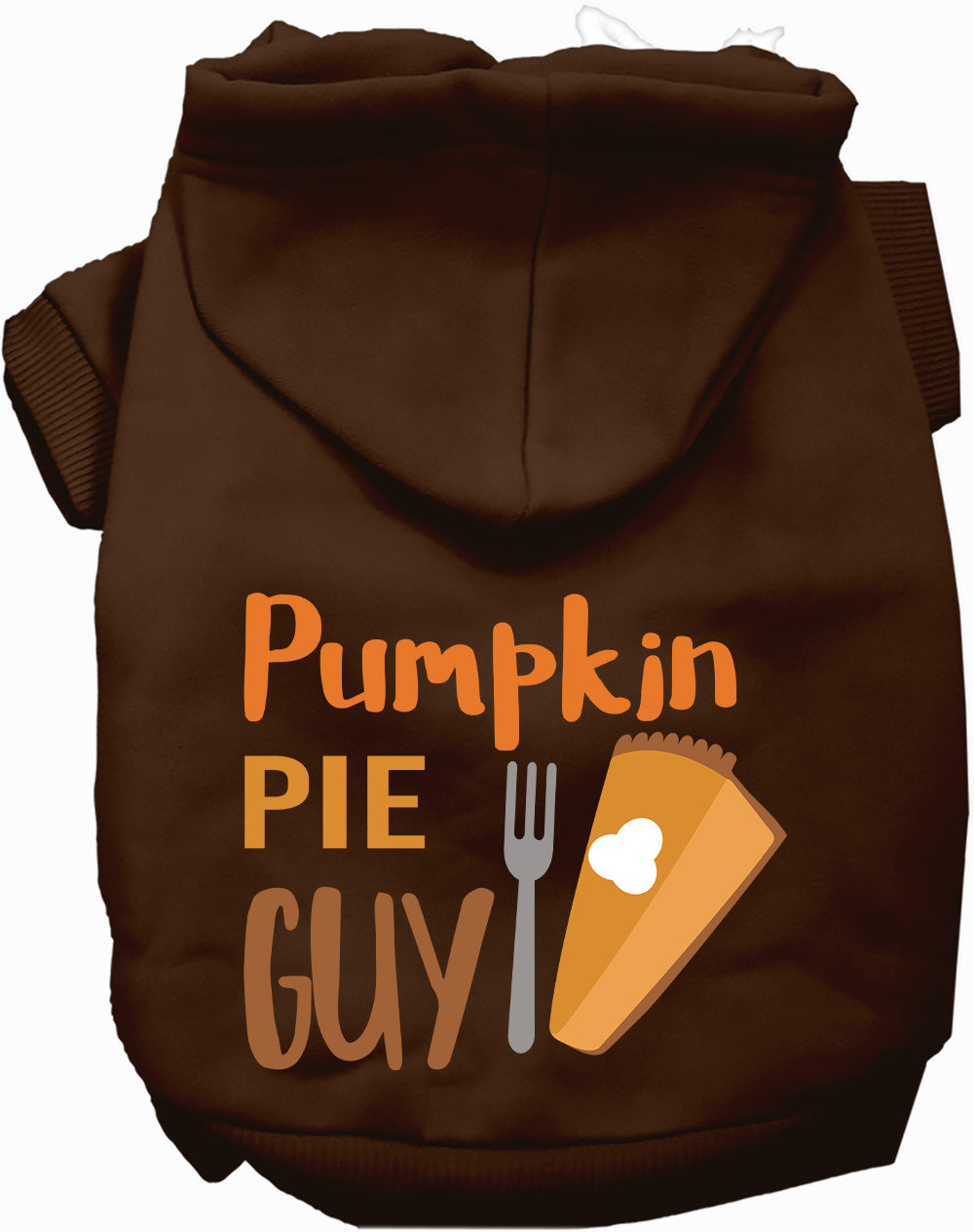 Pumpkin Pie Guy Thanksgiving Fall Pet Hoodie Sweater