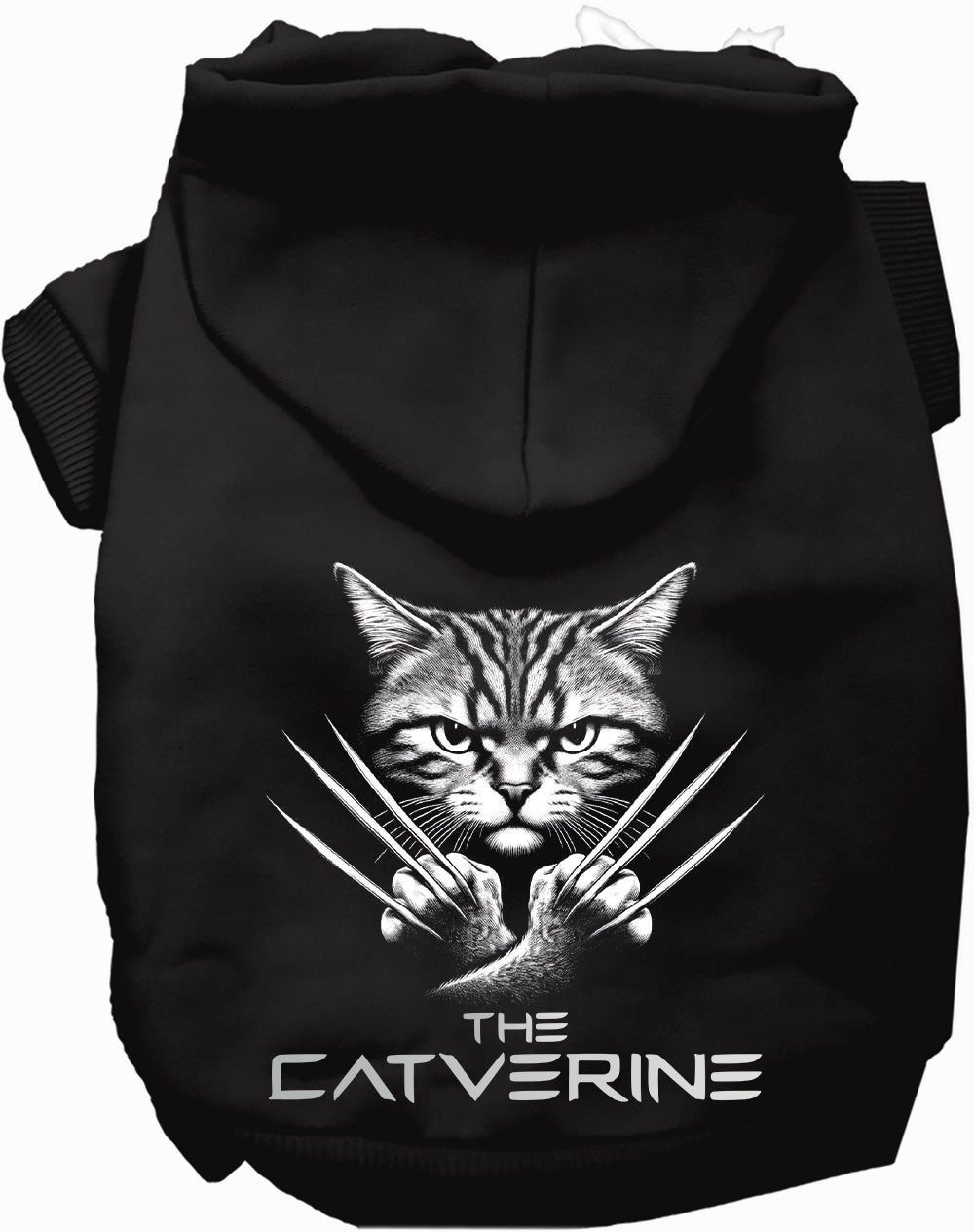 Catverine Superhero Graphic Pet Hoodie Sweater