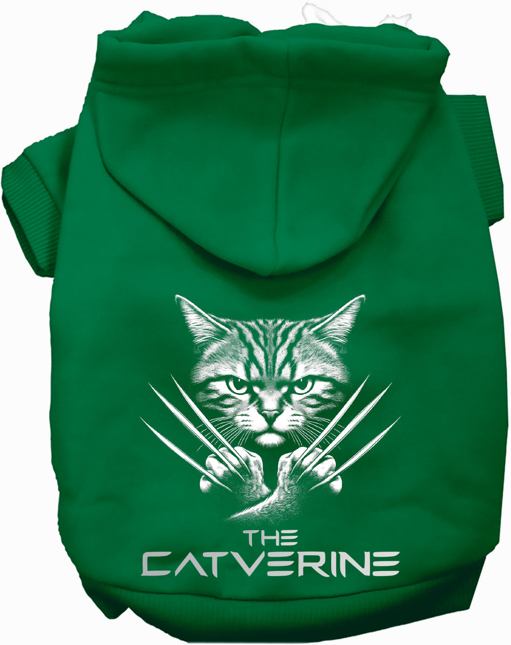 Dog Hoodie Catverine Superhero Comic Parody Graphic Sweater