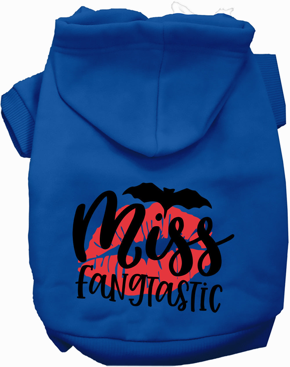 Dog Hoodie Miss Fangtastic Vampire Spooky Halloween Costume - Detail Angle 3 | Majestic Pet Kingdom