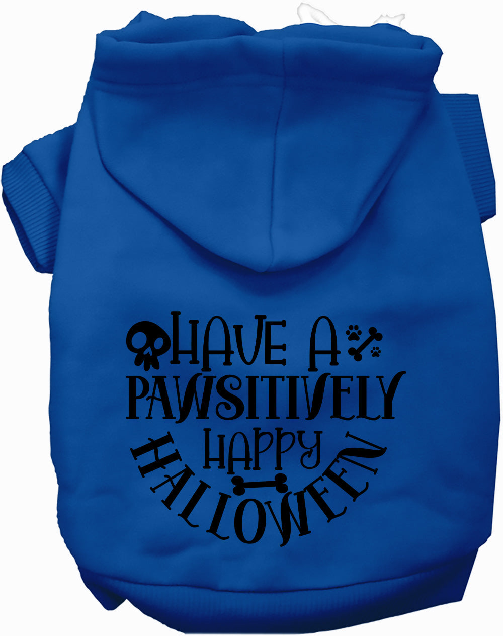 Dog Hoodie Pawsitively Happy Halloween Cute Pet Costume Top