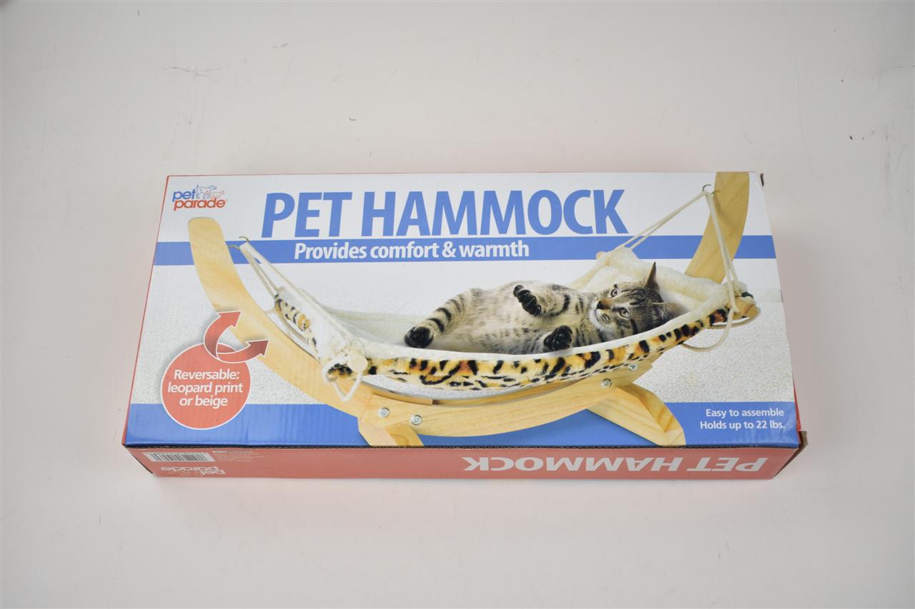 Solid Wood Hanging Hammock Bed for Cats & Dogs