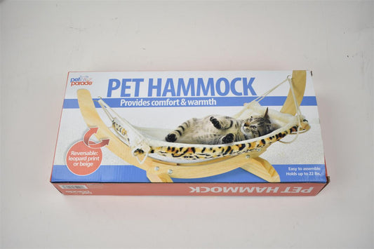 Solid Wood Hanging Hammock Bed for Cats & Dogs