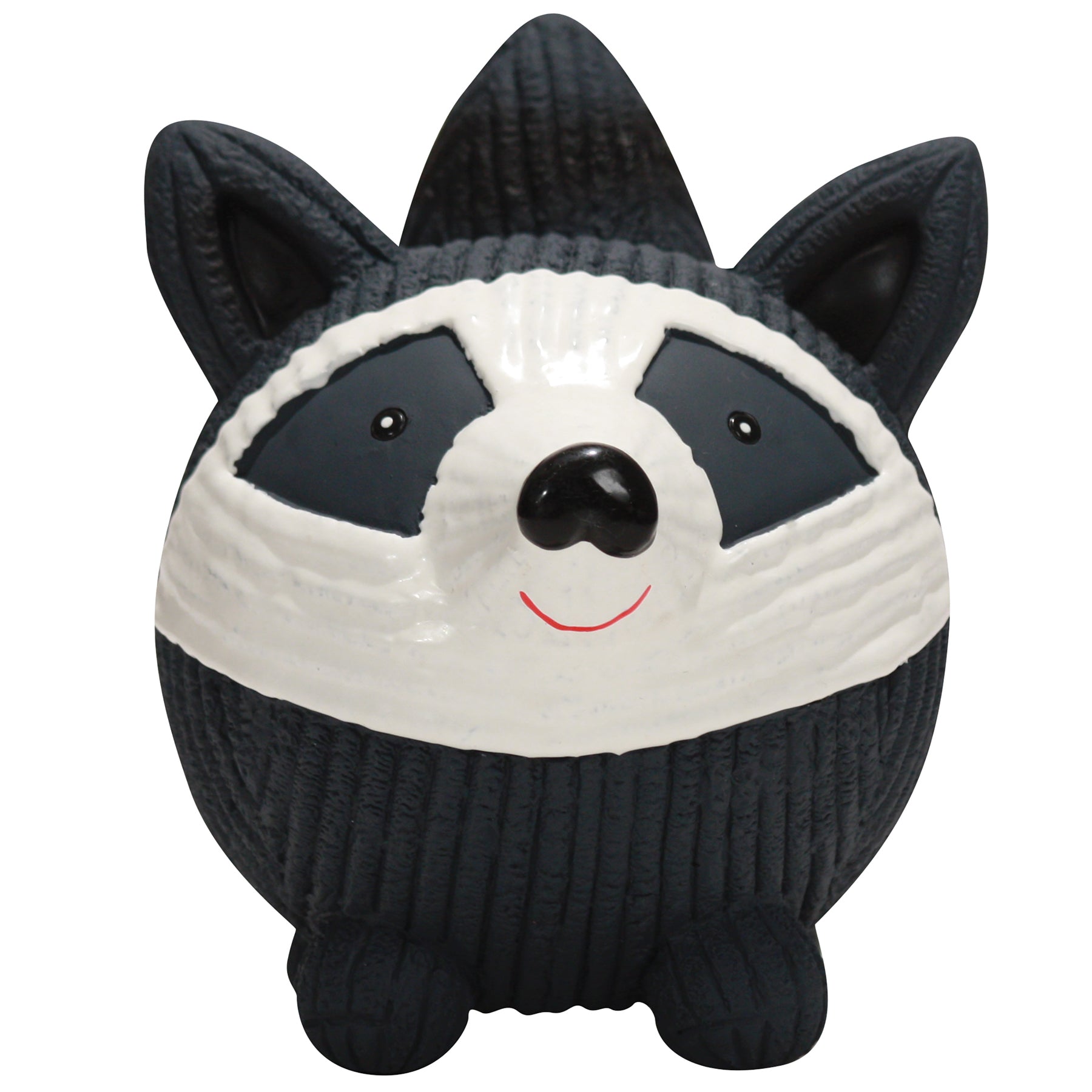 Reggie Raccoon Ruff-Tex® Latex Ball Dog Toy, Large - Premium