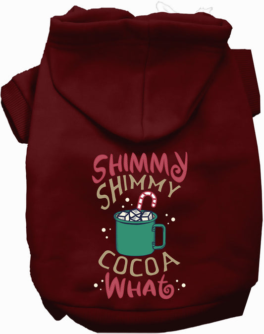 Shimmy Shimmy Cocoa What Christmas Pet Hoodie Sweater
