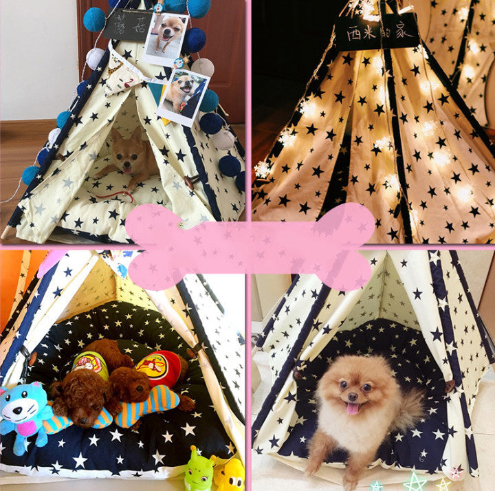 Portable Washable Pet Tent Bed & Playhouse - Majestic Pet Kingdom