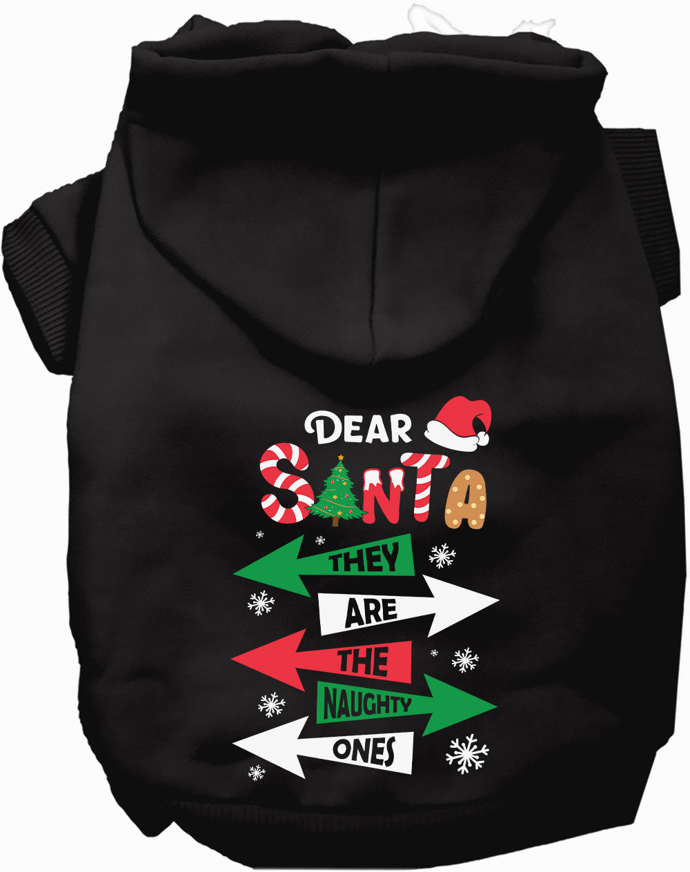 They're the Naughty Ones Festive Christmas Pet Hoodie