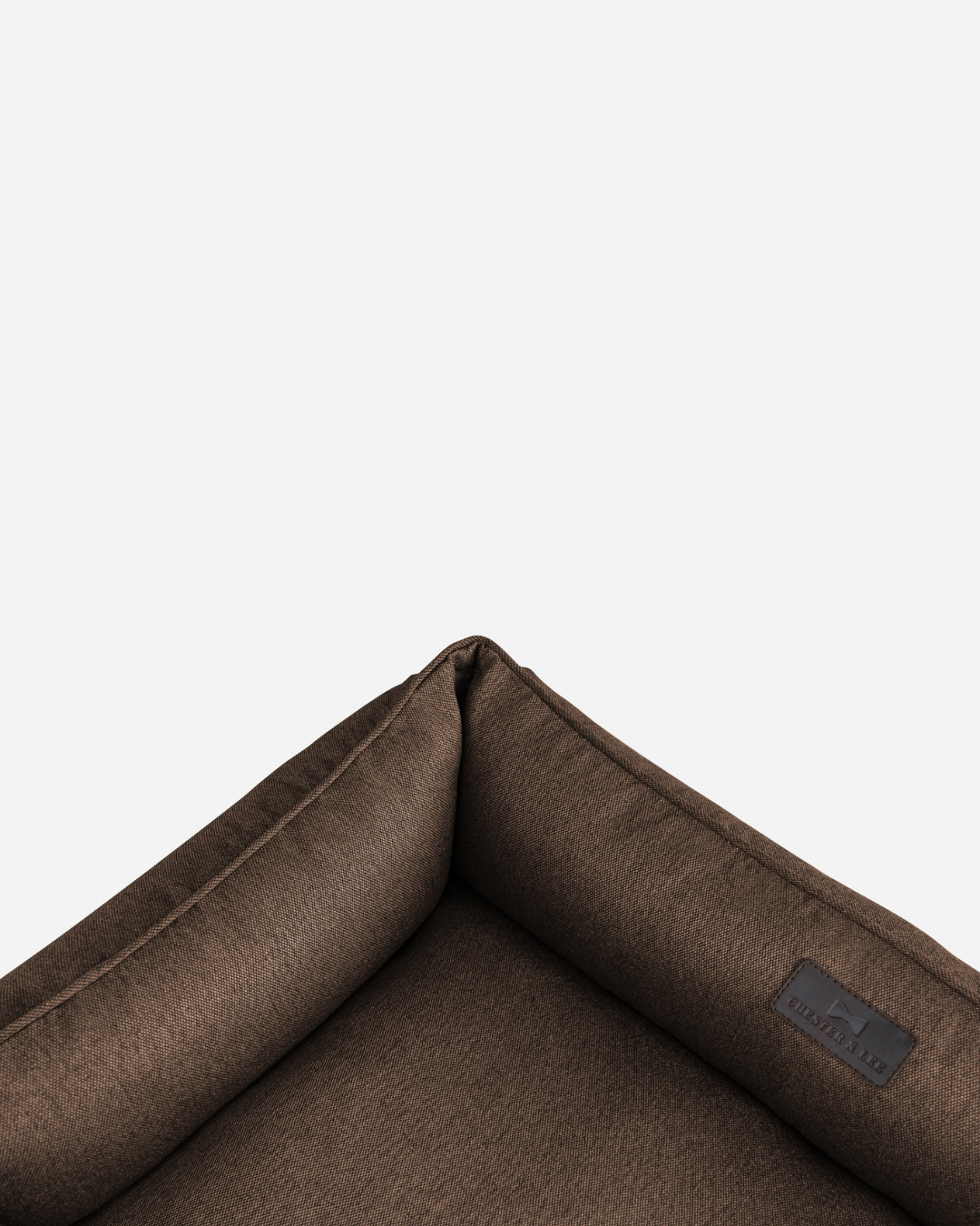 Cotton Sleeper Dog Bed – Breathable, Flat Surface, Brown - Majestic Pet Kingdom