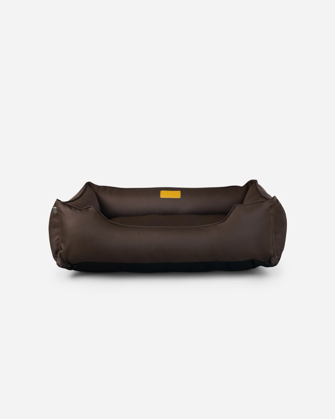 Waterproof Dog Bed – Oxford Fabric, Indoor Outdoor, Brown - Majestic Pet Kingdom