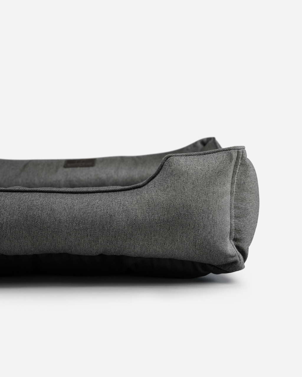 Cotton Sleeper Dog Bed – Breathable, Flat Surface, Gray - Majestic Pet Kingdom