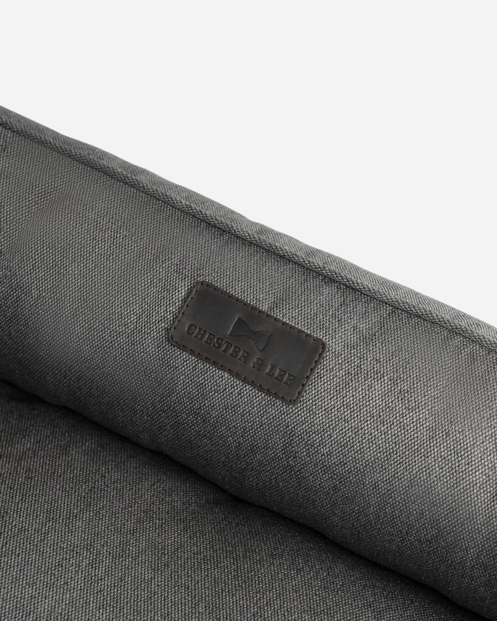 Cotton Sleeper Dog Bed – Breathable, Flat Surface, Gray - Majestic Pet Kingdom