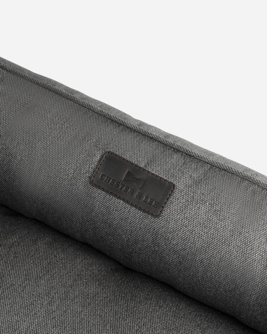 Cotton Sleeper Dog Bed – Breathable, Flat Surface, Gray - Majestic Pet Kingdom