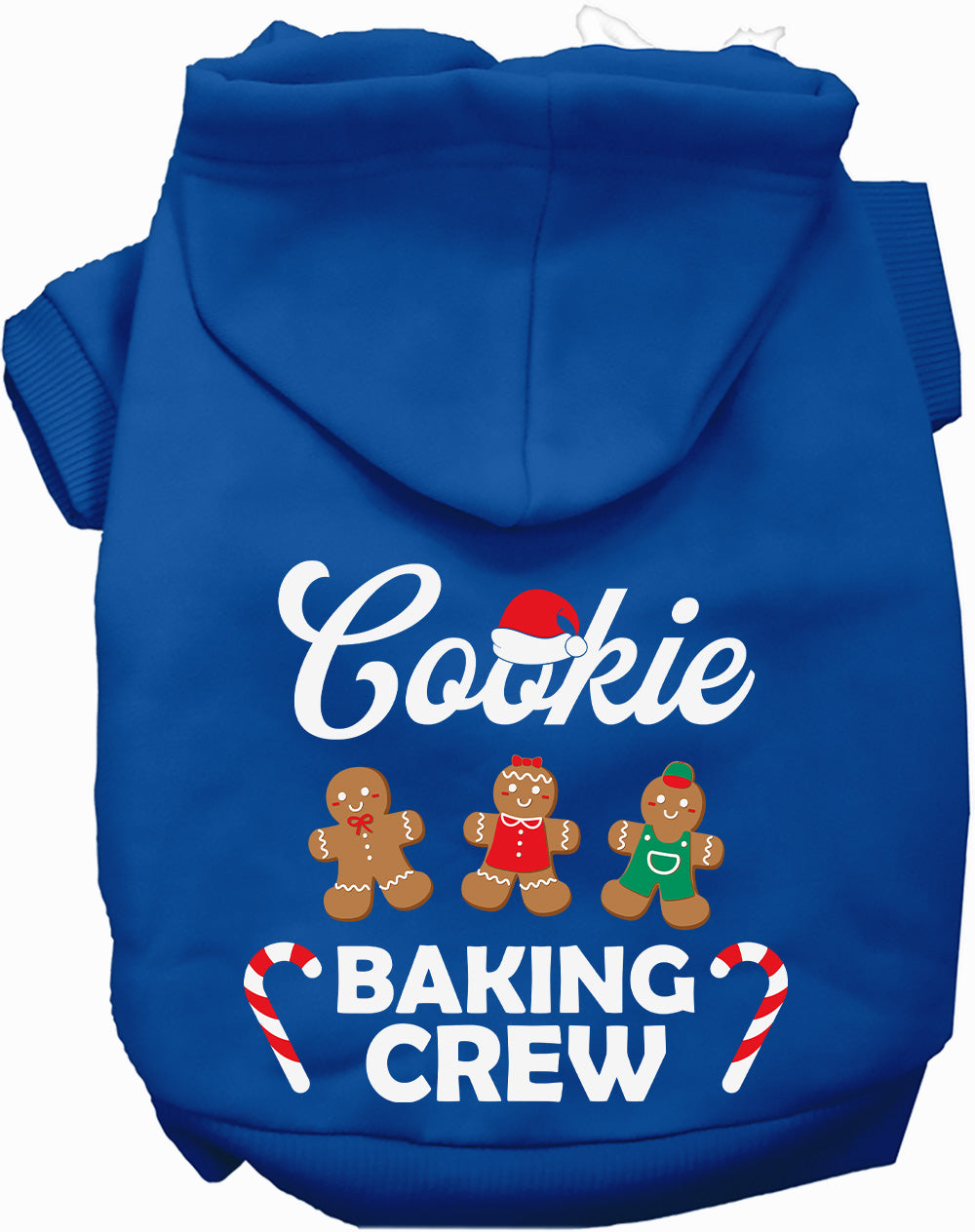 Dog Hoodie Cookie Baking Crew Festive Christmas Warm Sweater