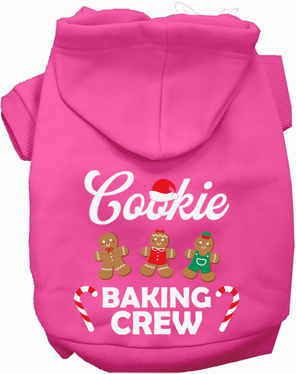 Dog Hoodie Cookie Baking Crew Festive Christmas Warm Sweater