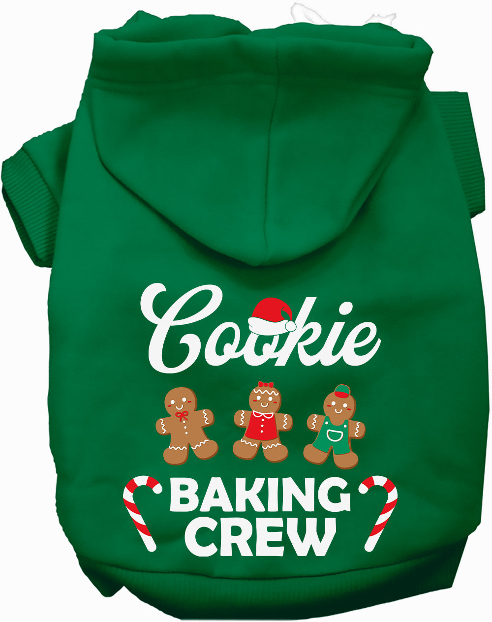 Dog Hoodie Cookie Baking Crew Festive Christmas Warm Sweater - Main Feature View | Majestic Pet Kingdom