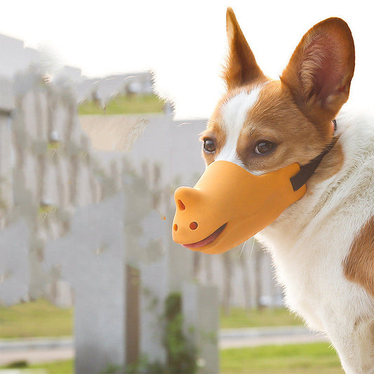 Rhino shape adjustable pure silicone dog muzzle Ergonomic Walking | Majestic Pet Kingdom™